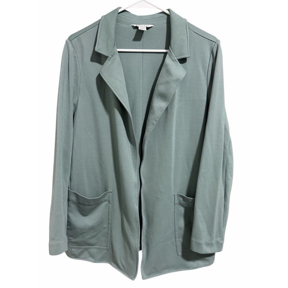 Athleta Eastbound Blazer Gray Sage Jacket Women's Size 14
